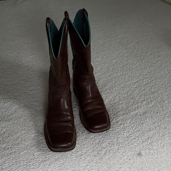 Ariat Women's Round Up Remuda Western Boots Dark Brown Sz 6.5 - Picture 13 of 16